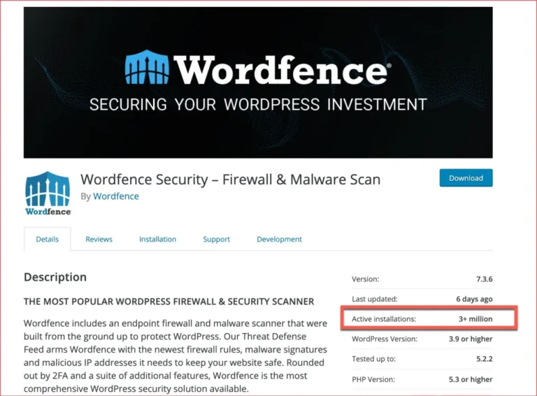 Wordfence plugin 4 Essential Security Steps for Your WordPress Website