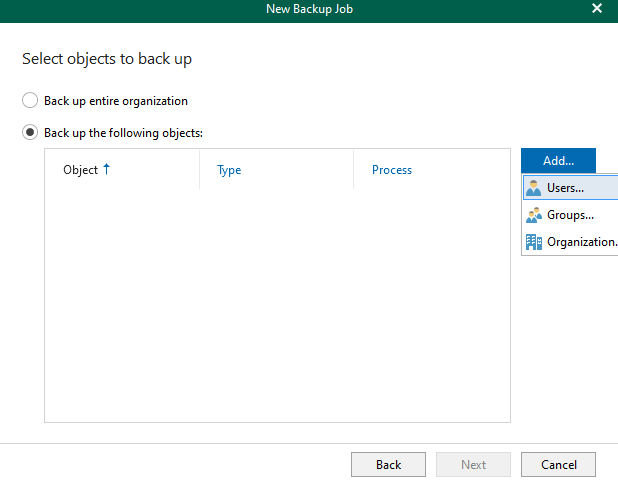 Veeam Backup Microsoft 365