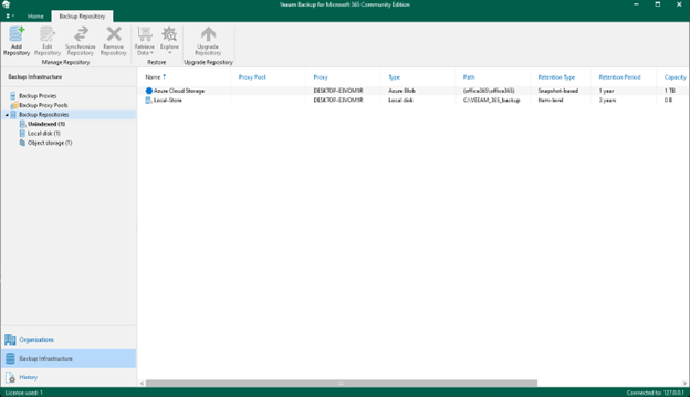 Veeam Backup Microsoft 365