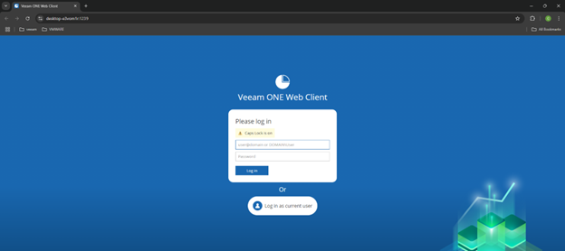 VAEEM ONE WEB Client