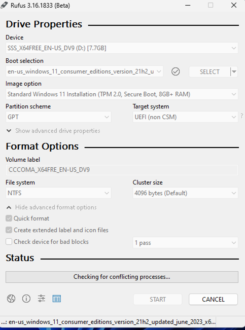 Windows 11 BIOS settings